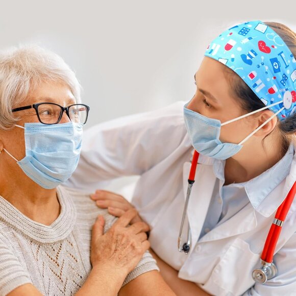 12 Pcs Nursing Headbands Elastic Non Slip with Buttons for Ear Relief Women - Picture 5 of 7